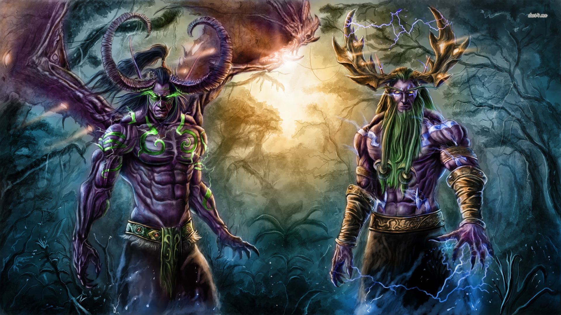 Illidan a Malfurion